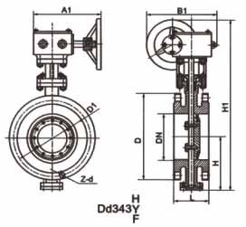 D373H对夹式多层次金属硬密封蝶阀